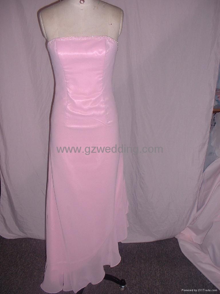 wholesale high qualtiy satin evening dress 3