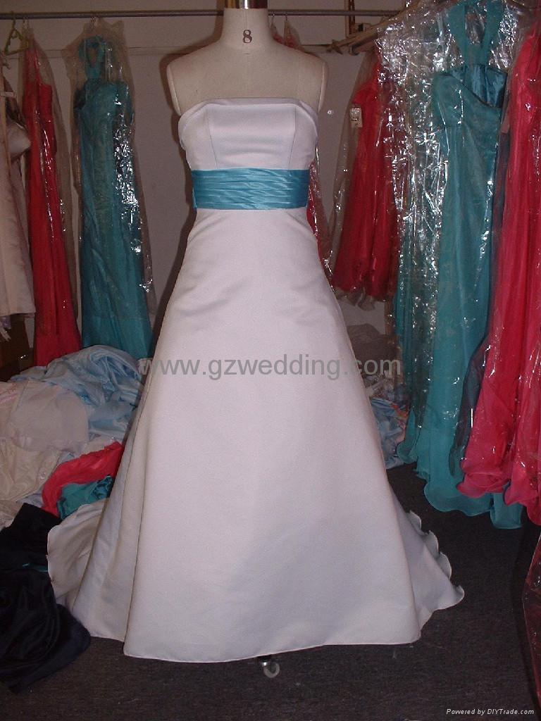 wholesale high qualtiy satin evening dress 4