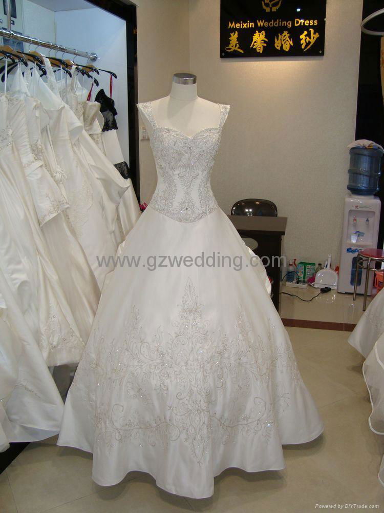 quality satin bridal/wedding dress/evening dress/cocktail /bridesmaids dress 3