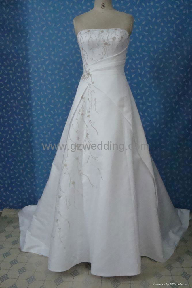 quality satin bridal/wedding dress/evening dress/cocktail /bridesmaids dress 5