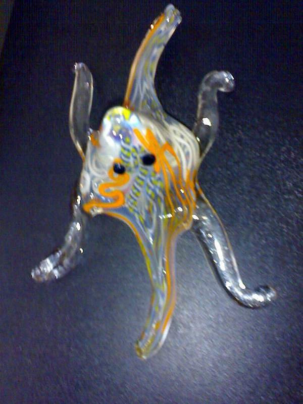 Glass Smoking Pipe (Octopuss Design)