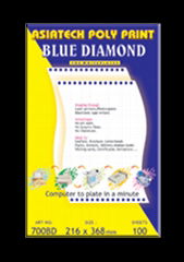 OFFSET POLYESTER PLATE BLUE DIAMOND