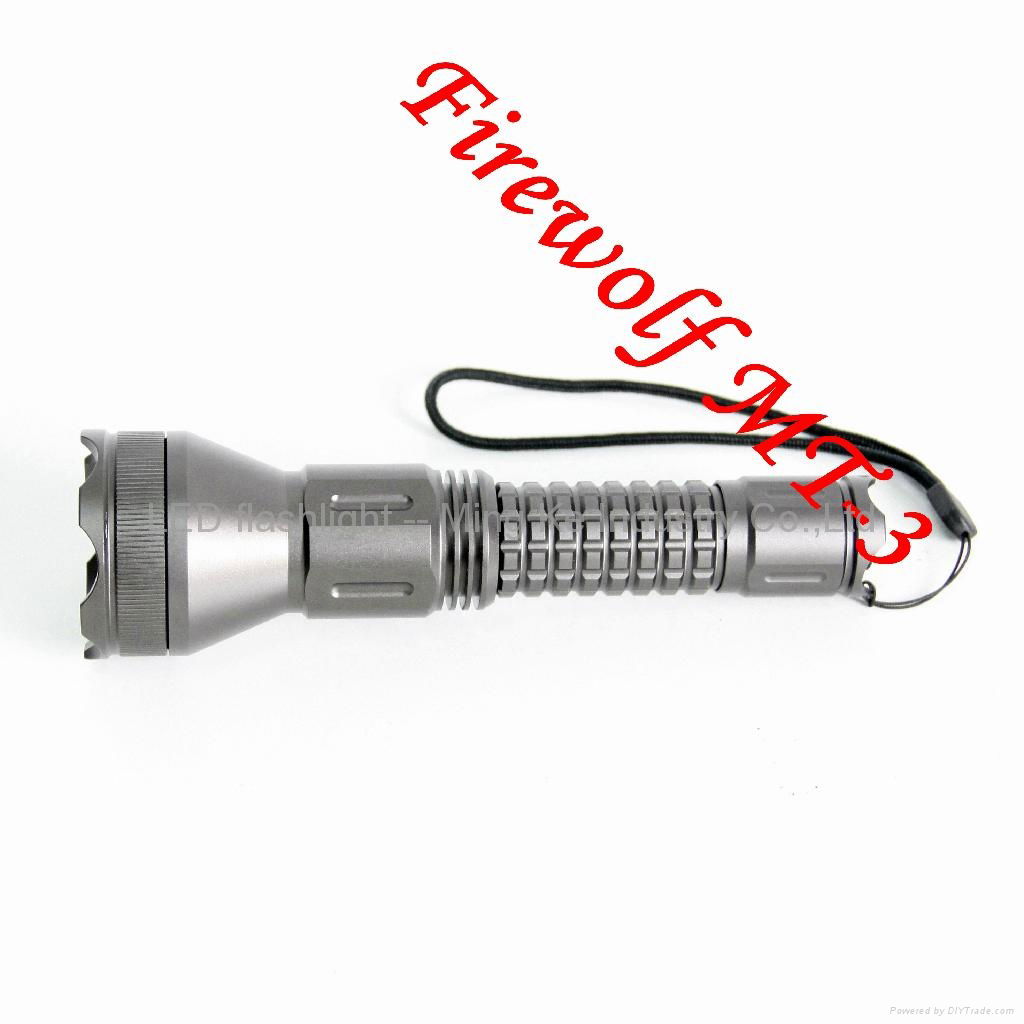 Firewolf MT-3 Aluminum LED Flashlight 2