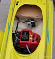 Purple Light Yellow bee(RC gas boats ) 5