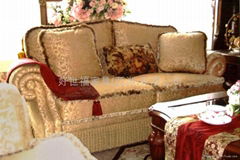 Upscale traditional fabric sofa GG2051M/R