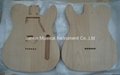 Tele Typed Guitar Body (2-piece Alder, Humbucker Neck Pickup Route, Unfinished) 1