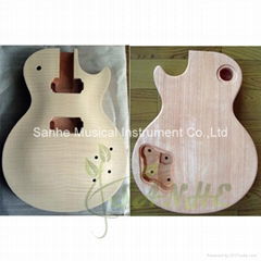 LP style Guitar Body 2-piece Mahogany