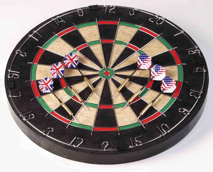 Bristle Dartboard 45.7 x 3.8cm AP7708 (China Manufacturer) Dart