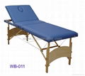 massage table 3-section with adjustable