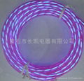 Purple High brightness chasing EL wire