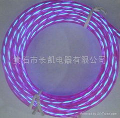 Purple High brightness chasing EL wire