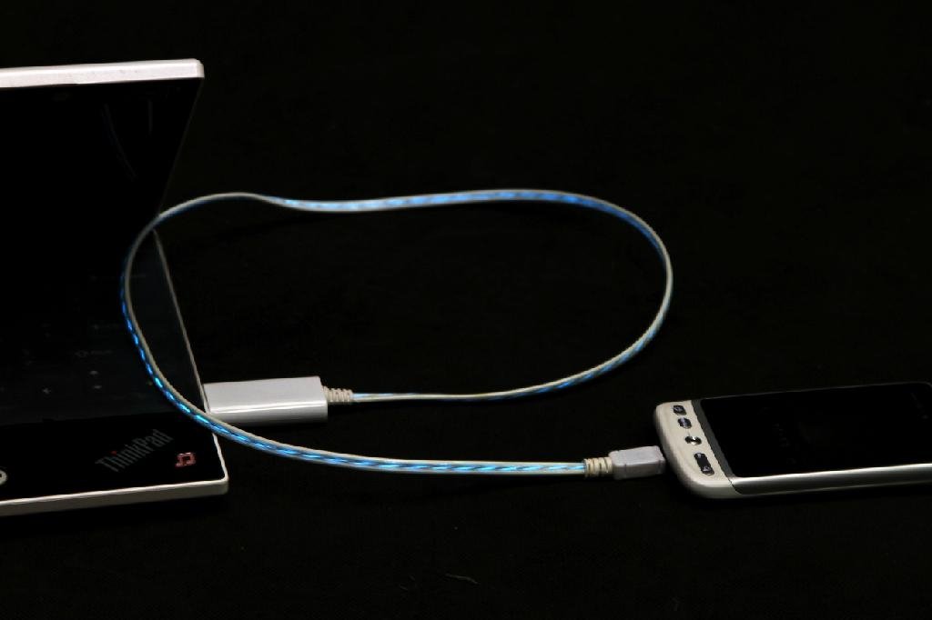EL Flash USB Charger for Micro-USB product chasing EL wire