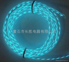 High brightness chasing EL wire (Transparent Blue)