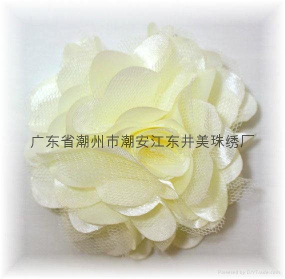 Handmade chiffon flowers 5