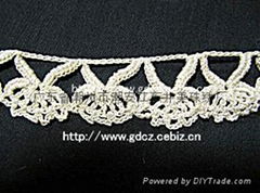 Handmade crochet lace