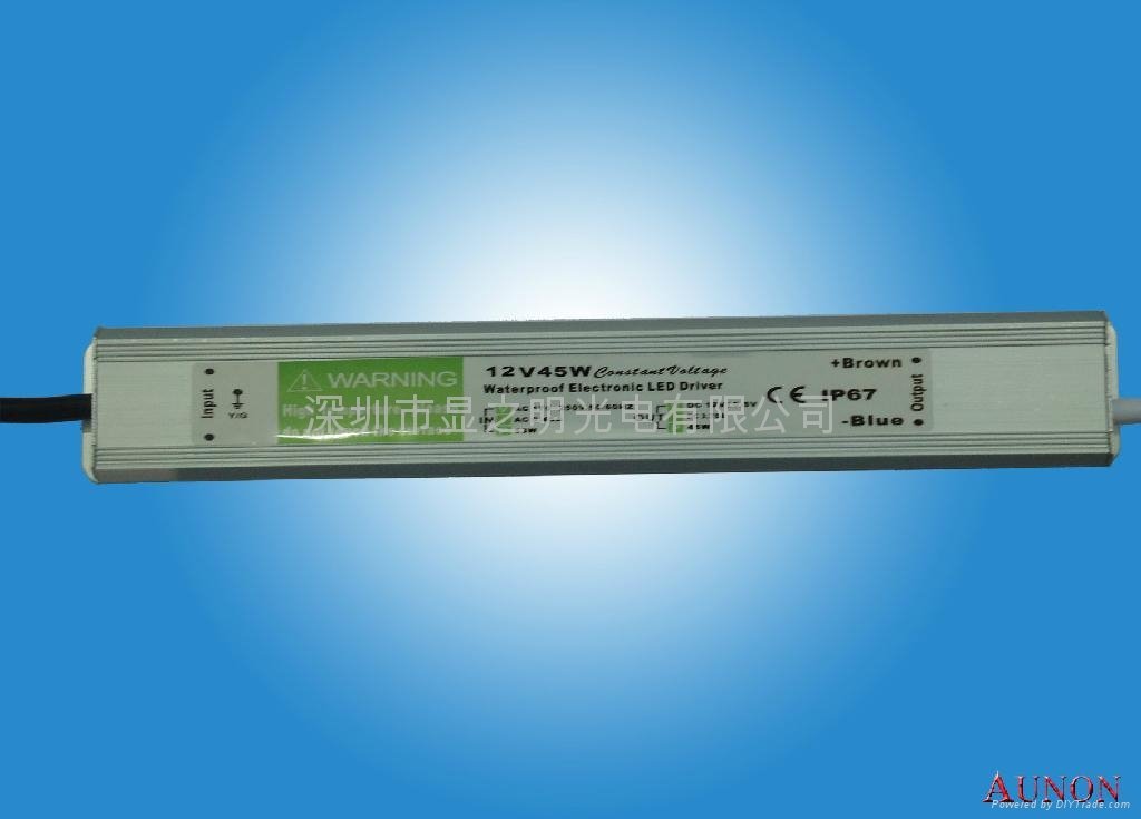 CE认证12V45W软灯条防水恒压驱动电源