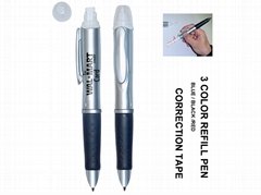 PEN WITH CORRECTION TAPE 