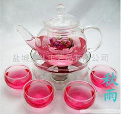 GLASS TEA POT