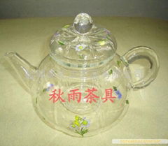 GLASS TEA POT