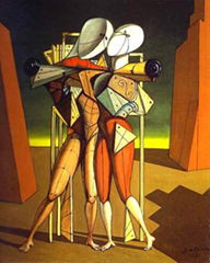 Artist De Chirico oil painting