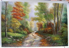 Landscape oil painting