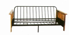 Sc1008 wood arm metal furniture