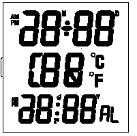 時鐘+星期+溫度+鬧鈴IC