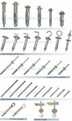 metal window frame anchor, metal drive anchor, tie anchor