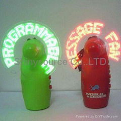 Mini Fan with Customers' Flash Logo (Programmable LED Fan)