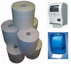 Jumbo Hand Roll Paper Towel and Touch-free HRT Dispenser