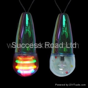 LED Lite Flashing Spinning Pendant