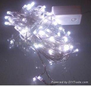 (100头多色光)LED灯串冲冠促销 透明多线多功能