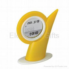 Thumb Shaped Digital Calendar Clock