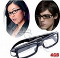 D0093 4GB 720P HD Glasses Spy Camera Hidden Camcorder DVR 2