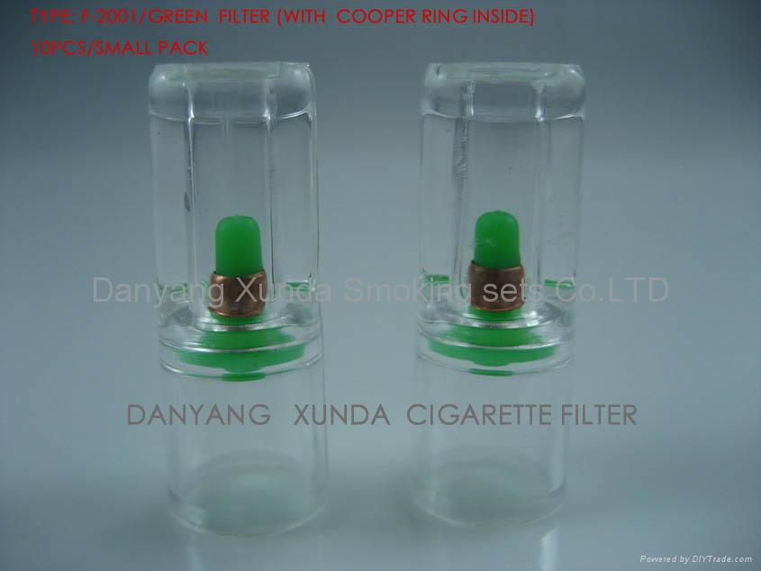 cigarette filter  (F-2001.Green filter)