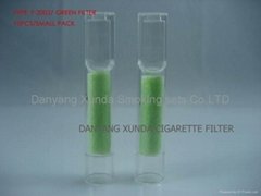 cigarette filter (F-2002-2 ,Green filter)