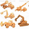 wooden construction kit vehicle craft