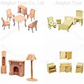 3d woodcraft puzzle kids furniture model