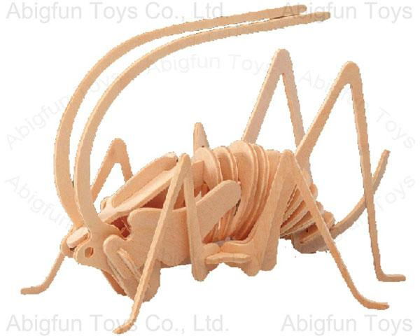 wood craft model Cricket construction toy