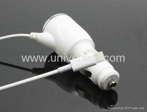 8 PIN USB DC Car Charger Power Adapter For Iphone 5 5G IPOD 5 GEN  