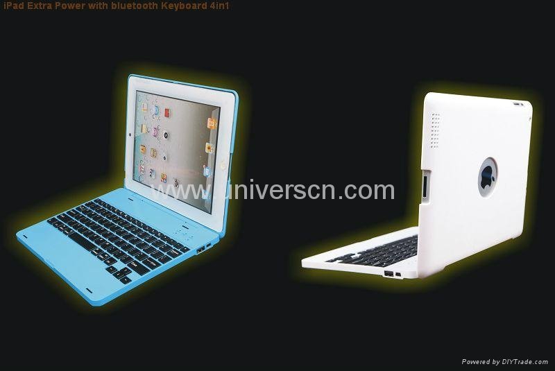 iPad 2 Extra Power with bluetooth Keyboard 4in1 2