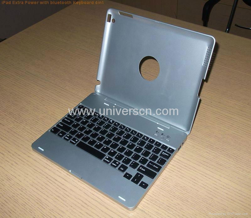 iPad 2 Extra Power with bluetooth Keyboard 4in1 5