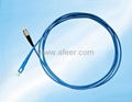 Armoured fiber patch cable