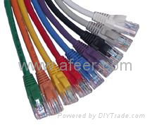 CAT5E network Cable with Boot, RJ45 to RJ45