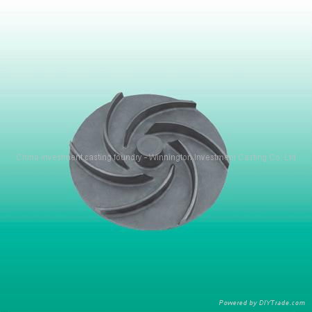 precision cast part by lost wax investment casting process -impeller 3