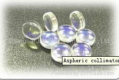 Aspheric collimator glass lens