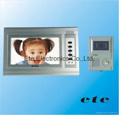 home security hand-free color video door phone intercom 