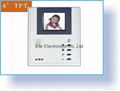 4 inch handfree video door phone indoor monitor