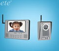 Wireless 7'' screen video intercom door