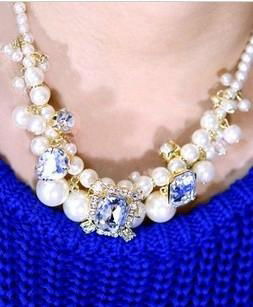 fashion beaded pearl necklace 2